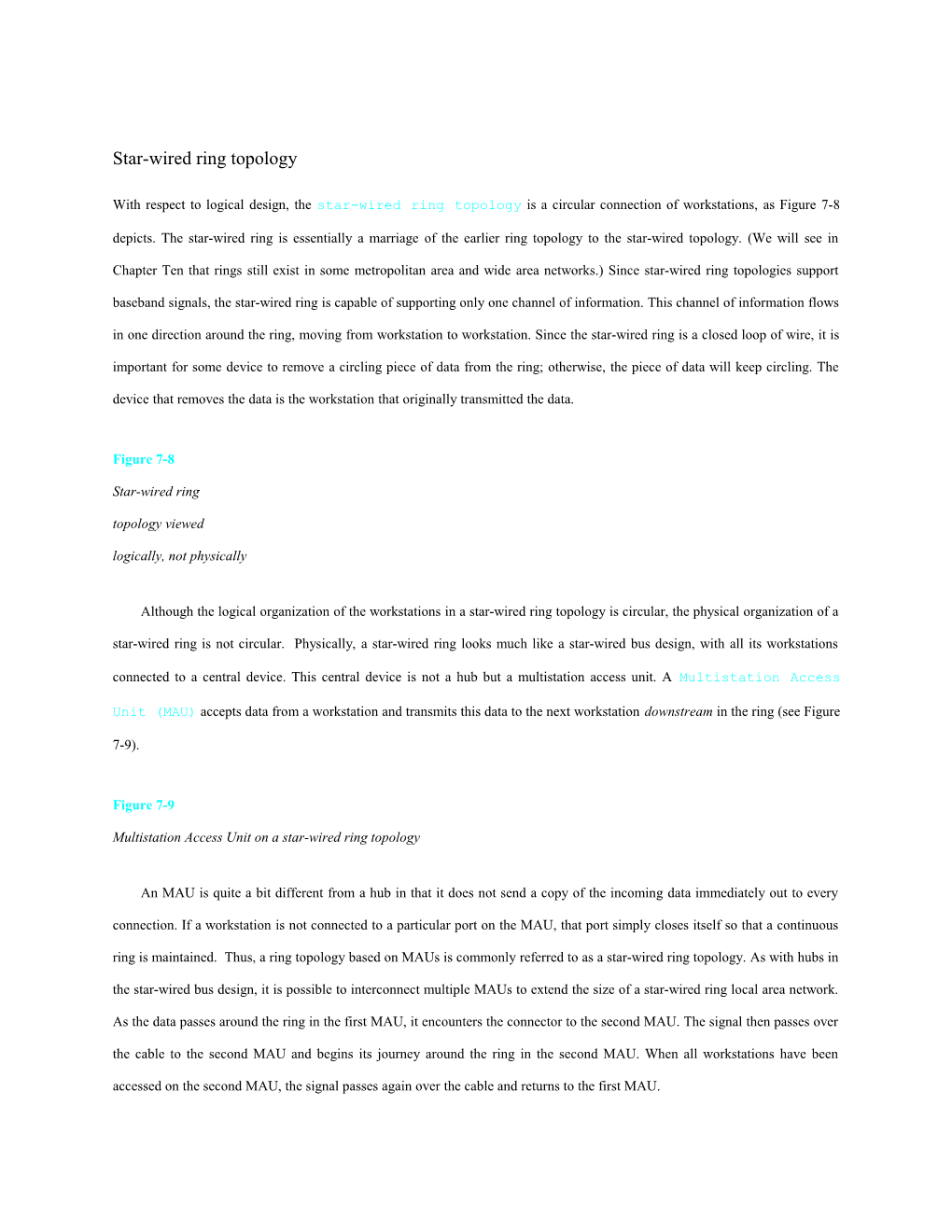 Star-Wired Ring Topology