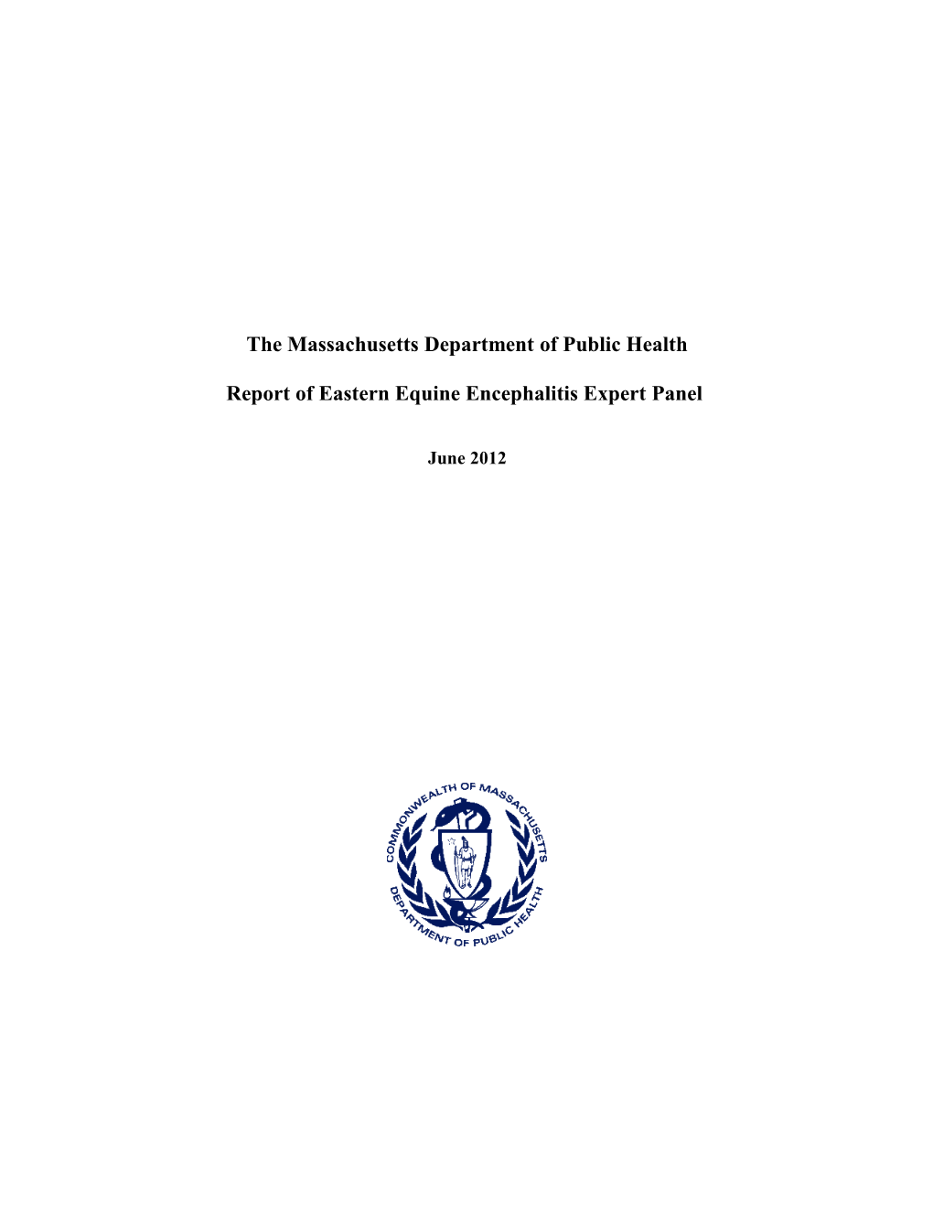 The Massachusetts Department of Public Health