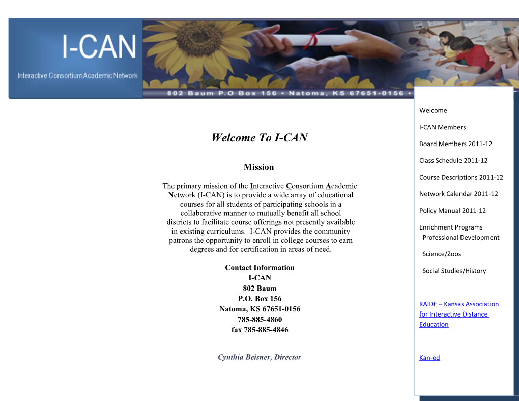 Welcome to I-CAN