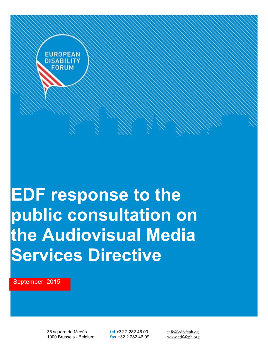 On the Audiovisual Media Services Directive