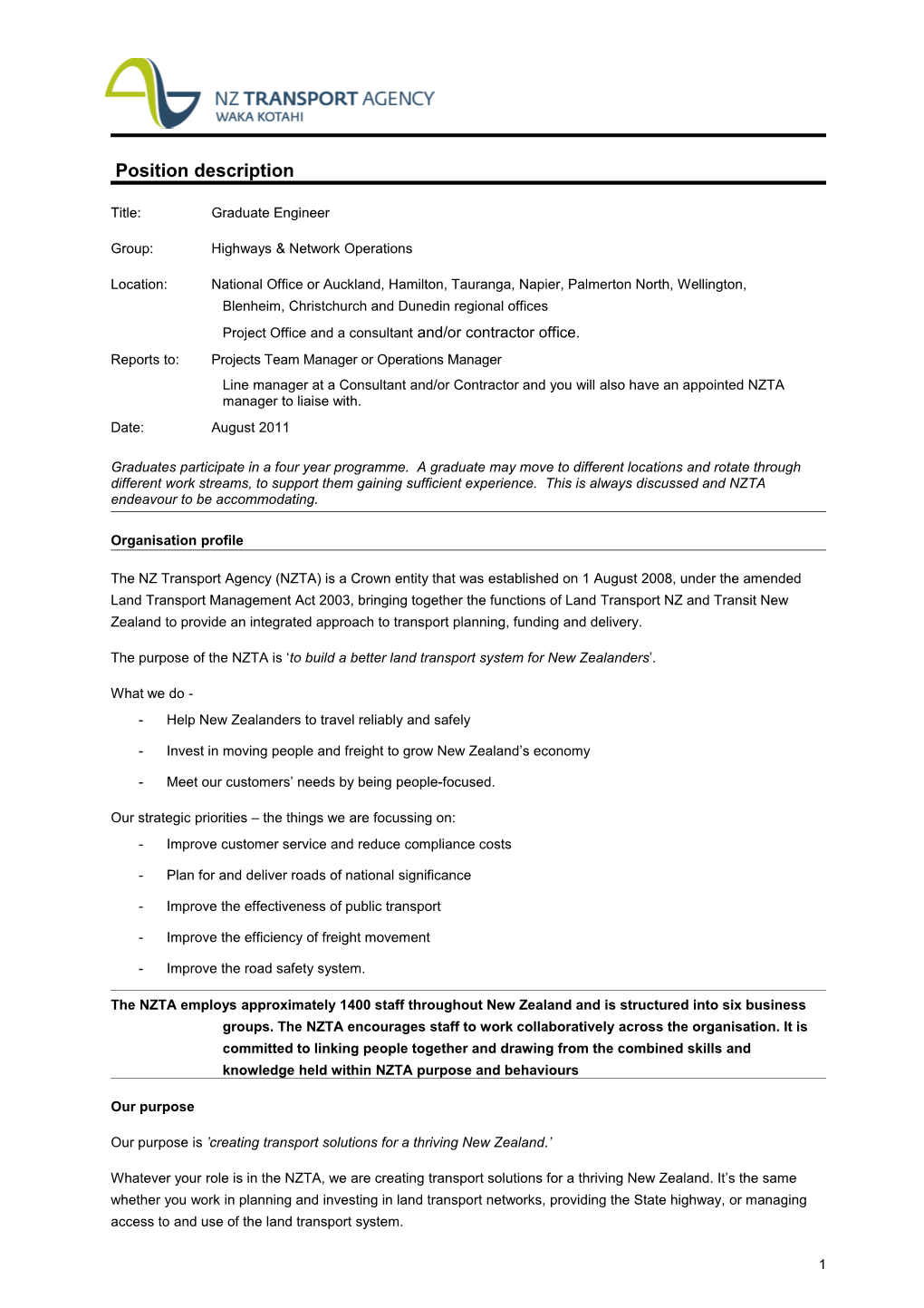 Group: Highways & Network Operations