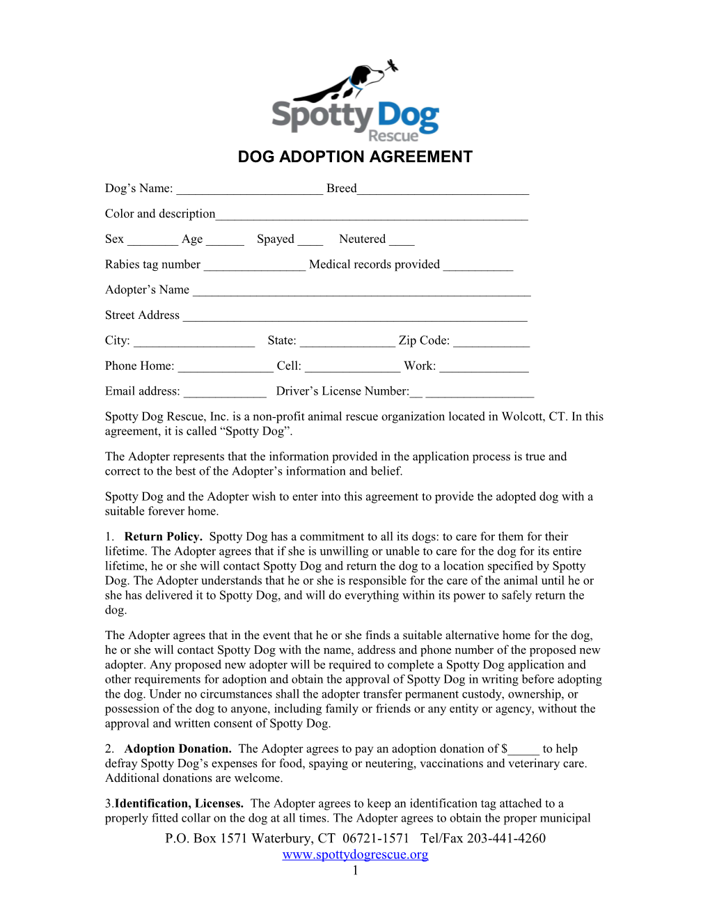 Spotty Dog Rescue, Inc