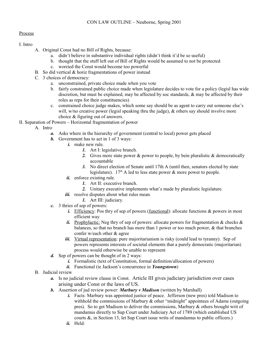 Con Law Outline