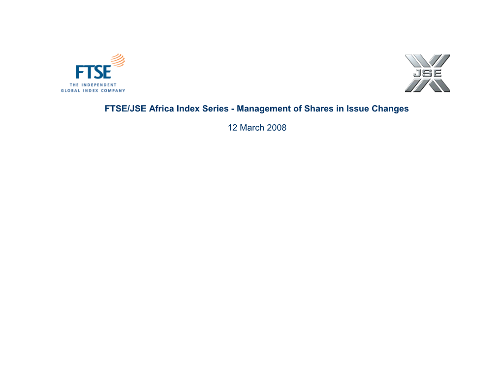 20080326-Management of Shares in Issue Changes March Index Review