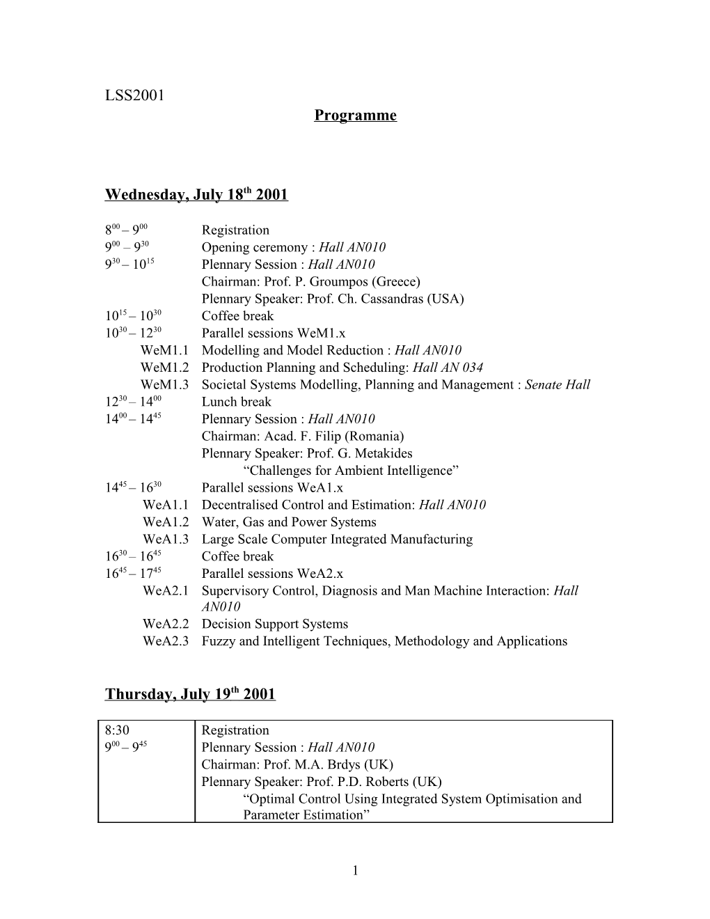 Modelling and Model Reduction: 6, 8, 23, 34, 73, 76