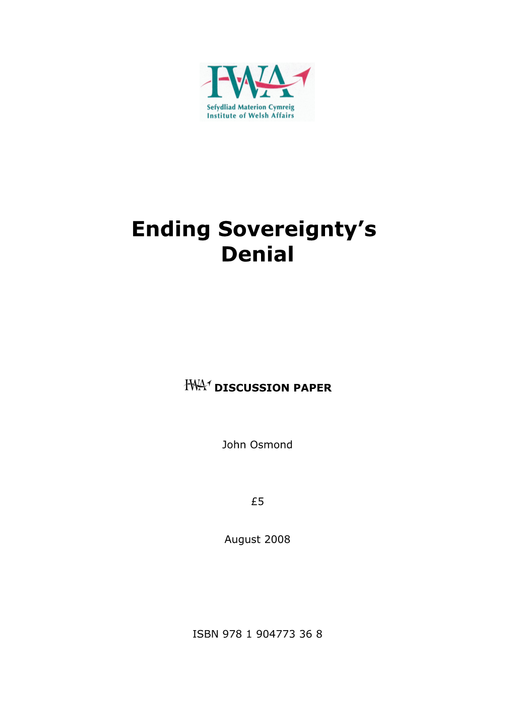 Ending Sovereignty S