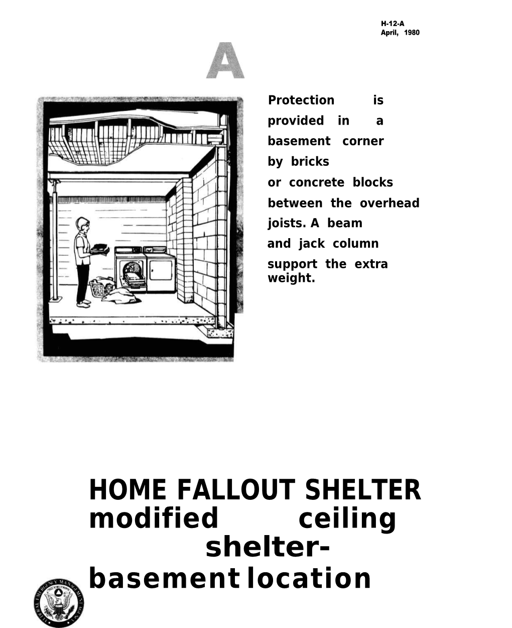 FEMA Fallout Shelter Plans