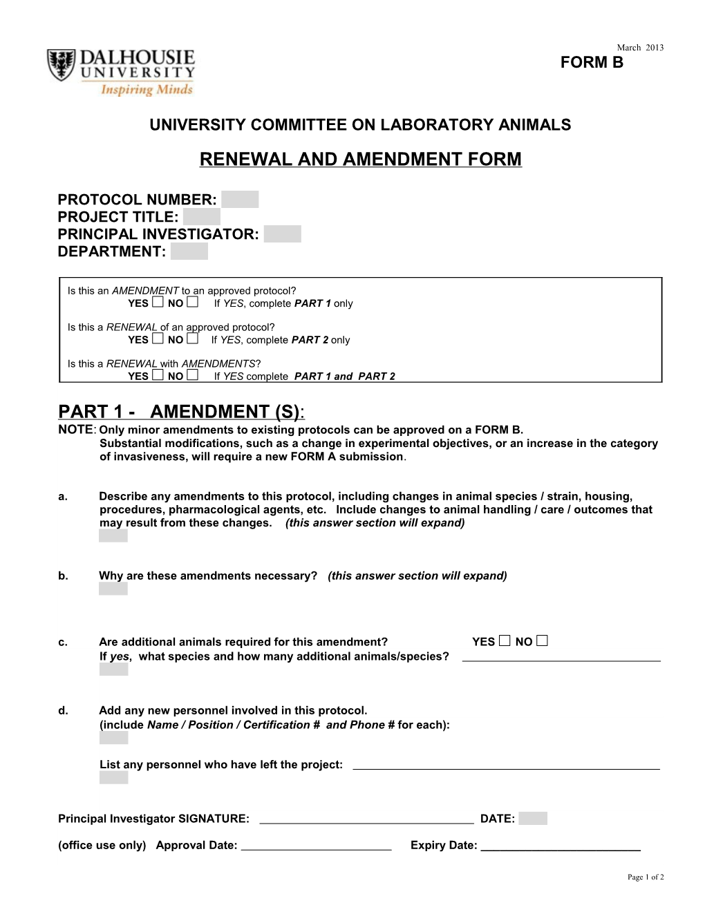 University Committee on Laboratory Animals