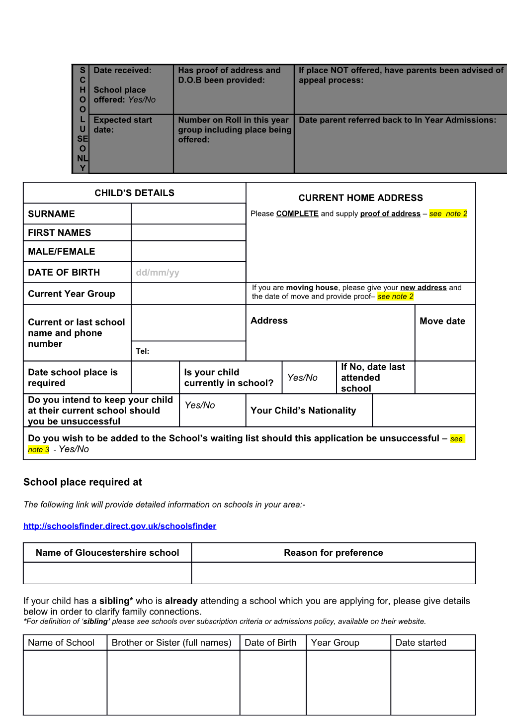 The Following Link Will Provide Detailed Information on Schools in Your Area s1