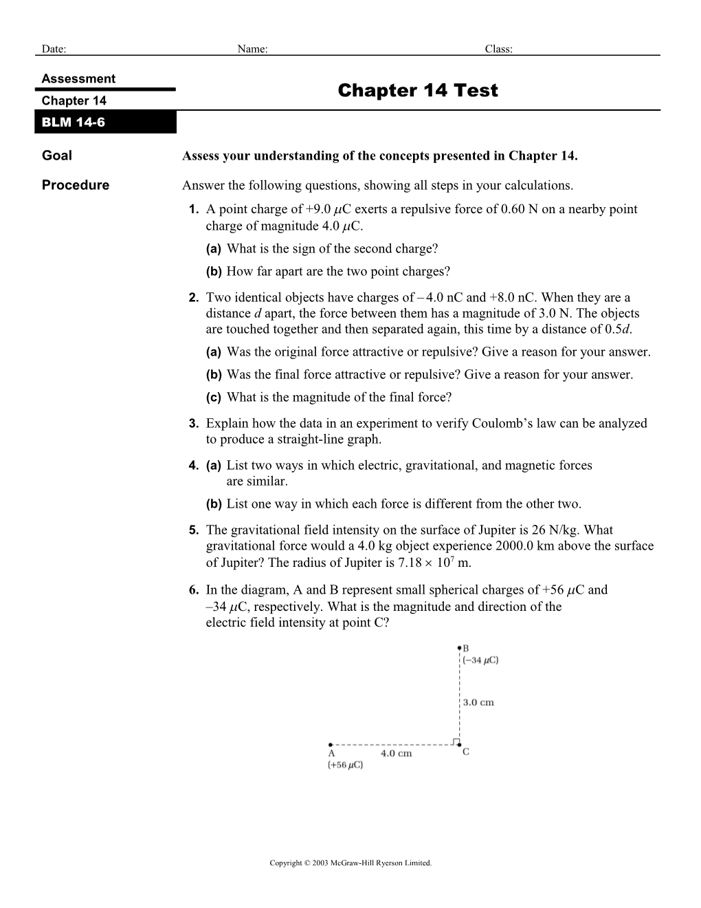 Copyright 2003 Mcgraw-Hill Ryerson Limited