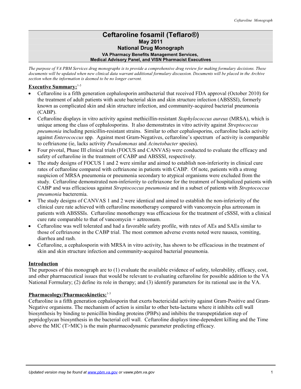 National PBM Monograph Template Rev20091005 s3