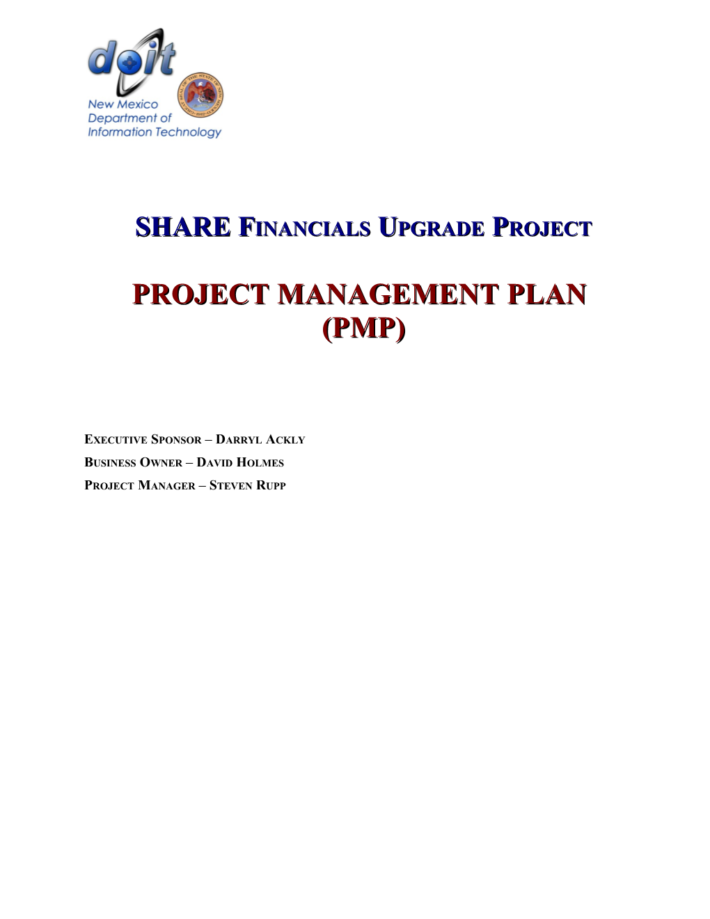SHARE Financials Upgrade Project