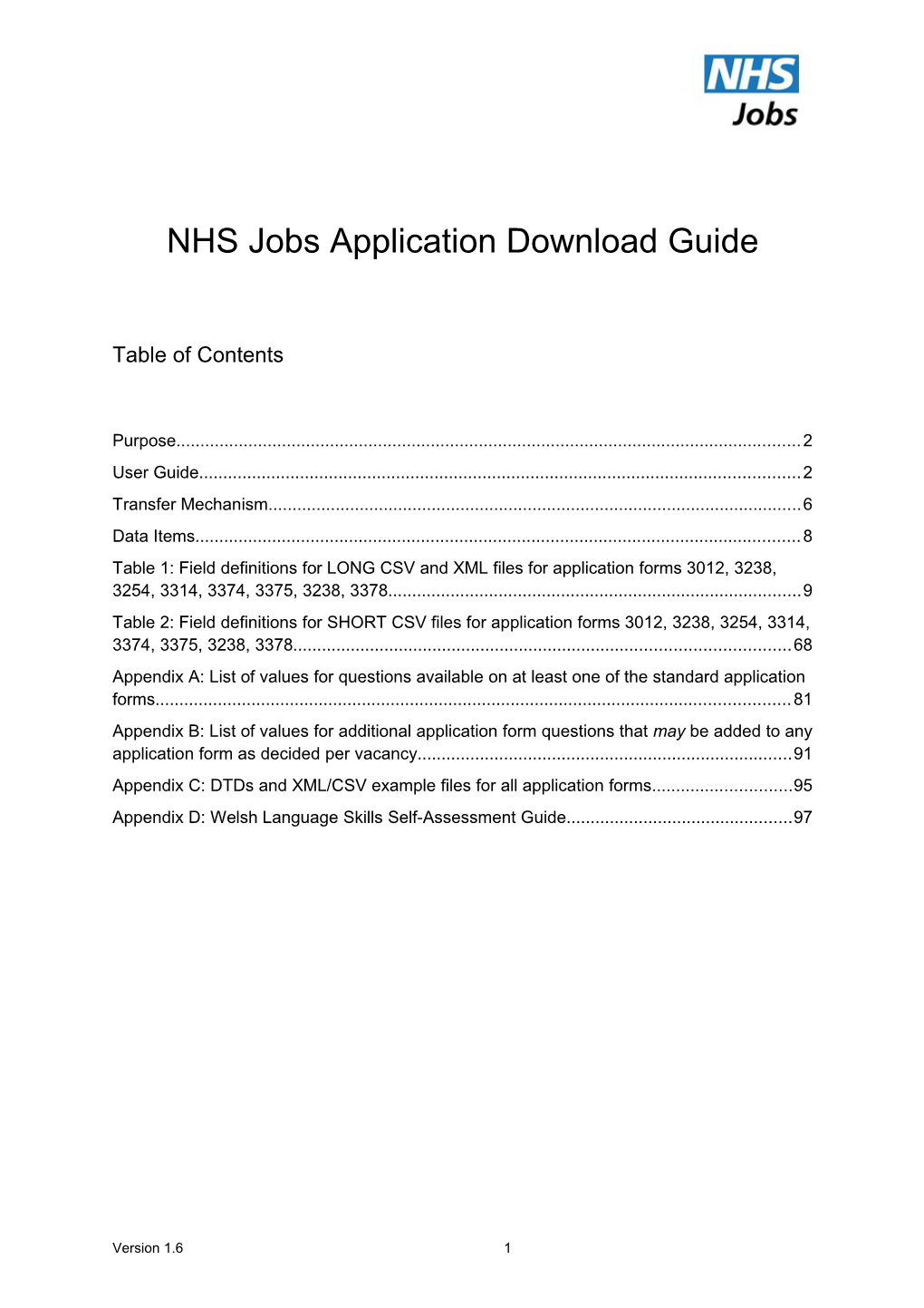 NHS Jobs Application Download Guide