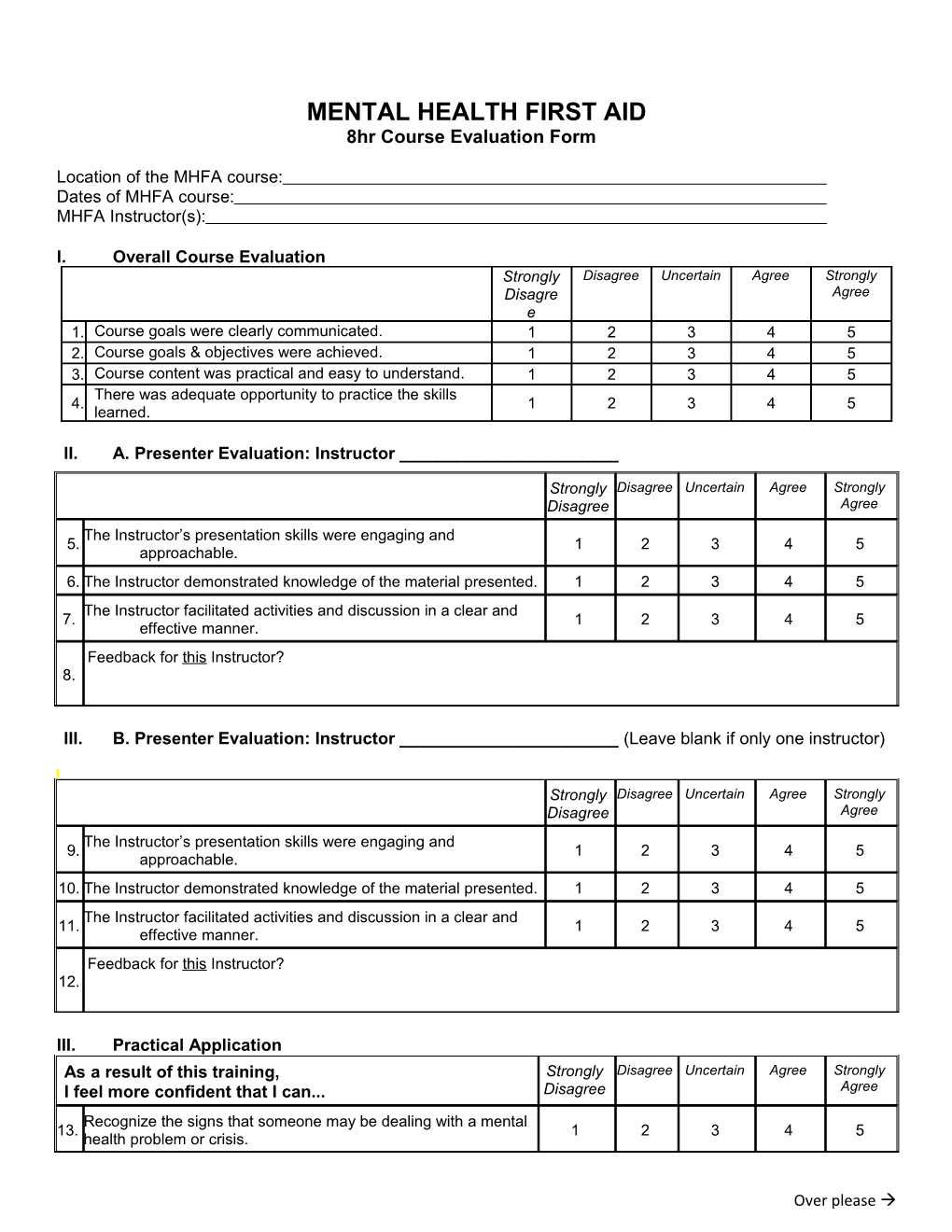 Mental Health First Aid s1