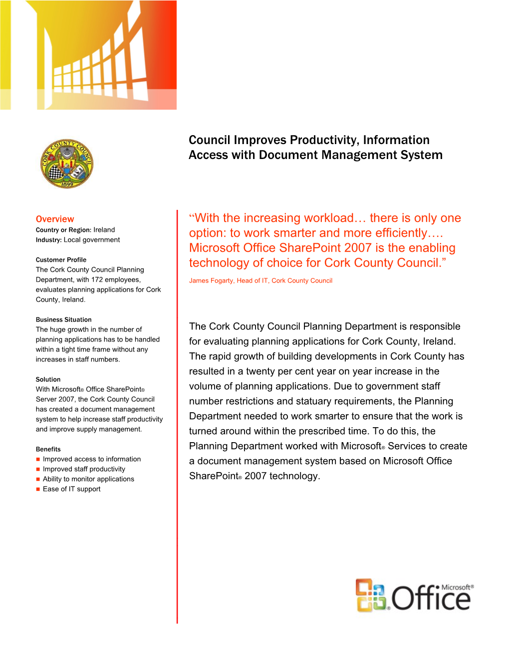 Council Improves Productivity, Information Access with Document Management System