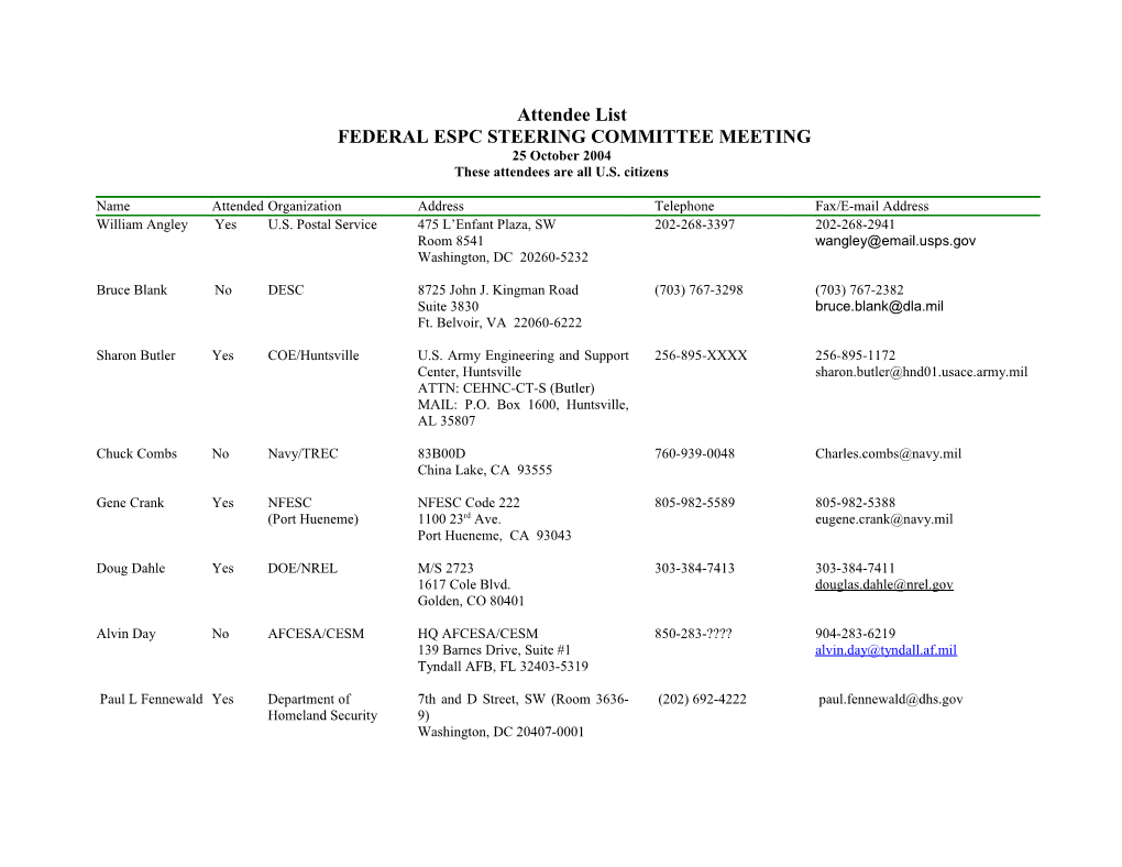 Dod-Doe Joint Espc Meeting