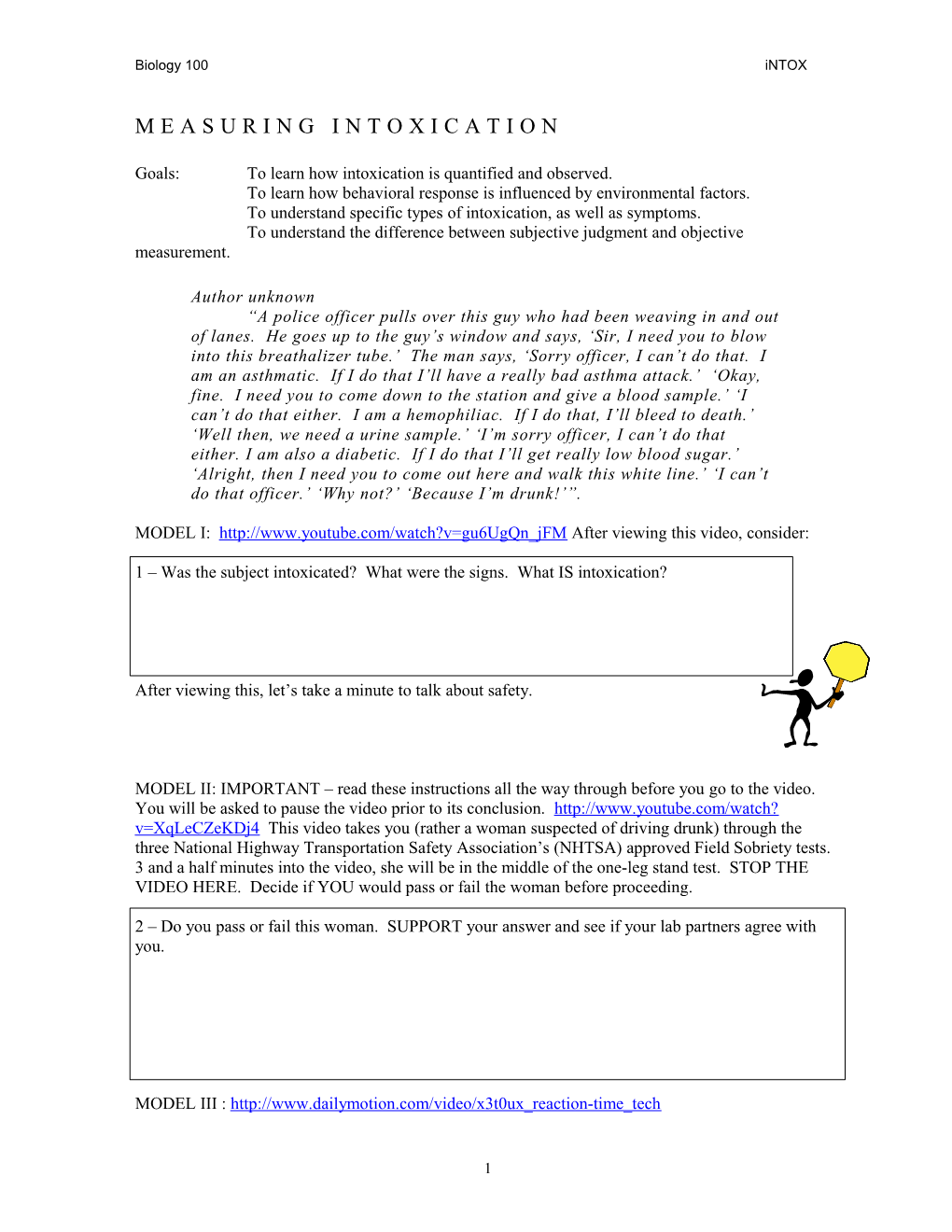 Lab One: Introduction