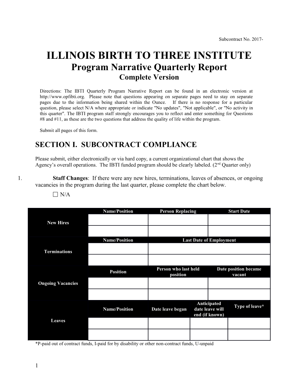 Illinois Birth to Three Institute