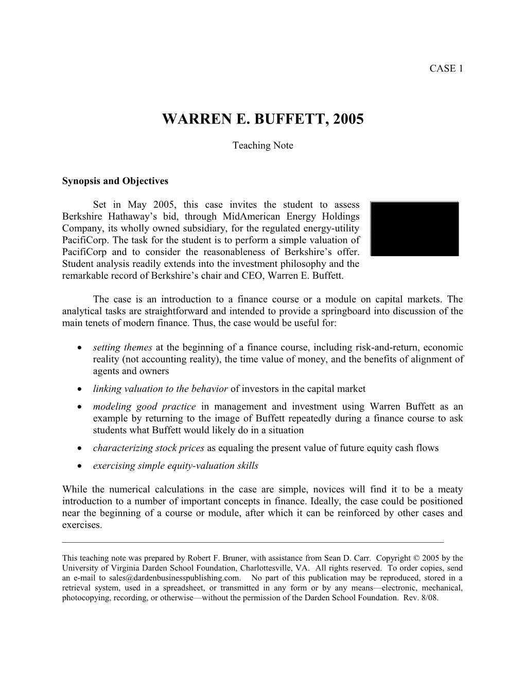 Warren E. Buffett, 2005 (TN)