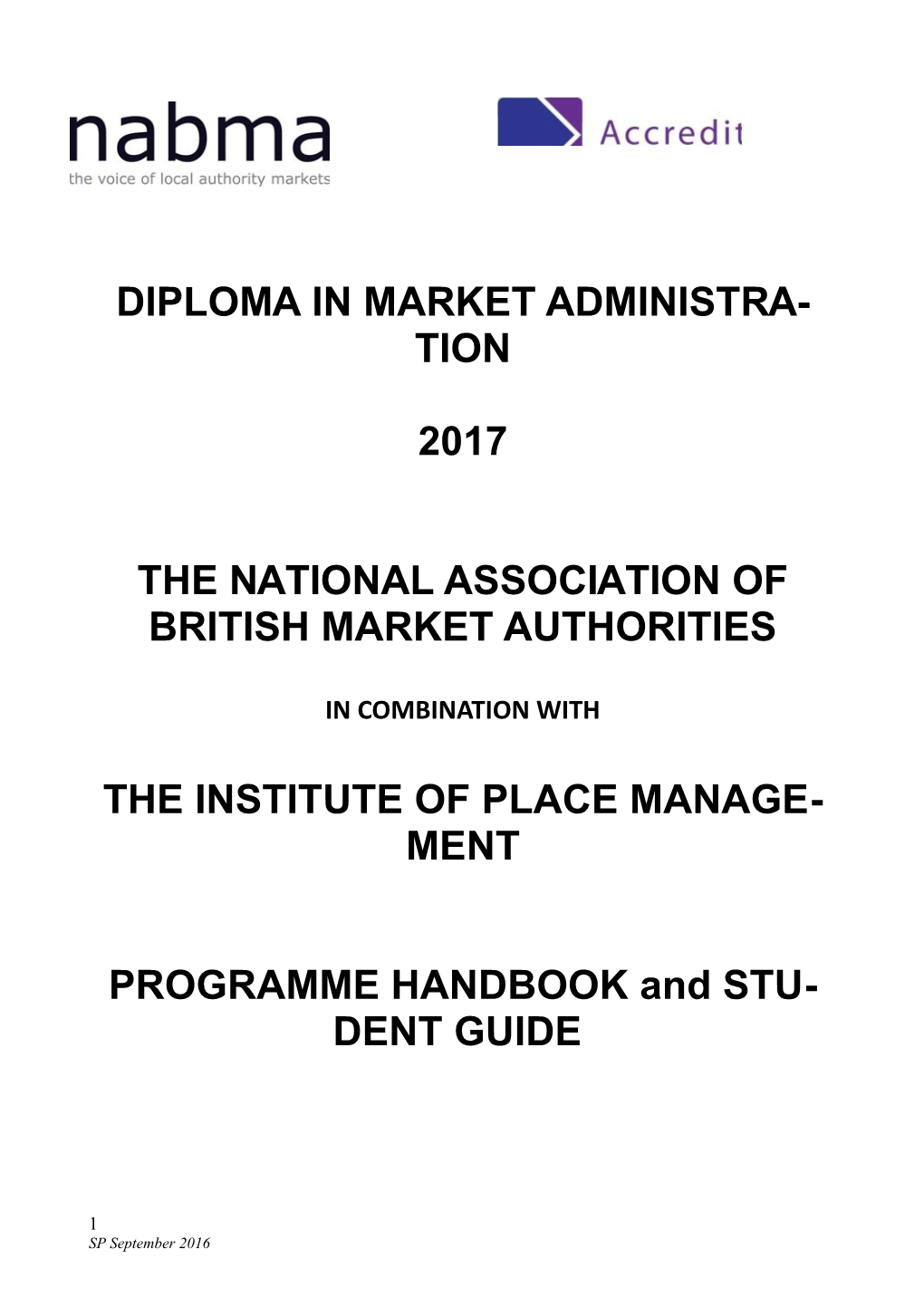 The National Association of British Market Authorities