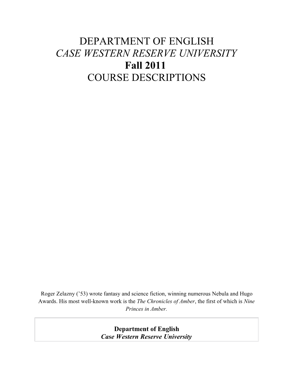 Case Western Reserve University s3