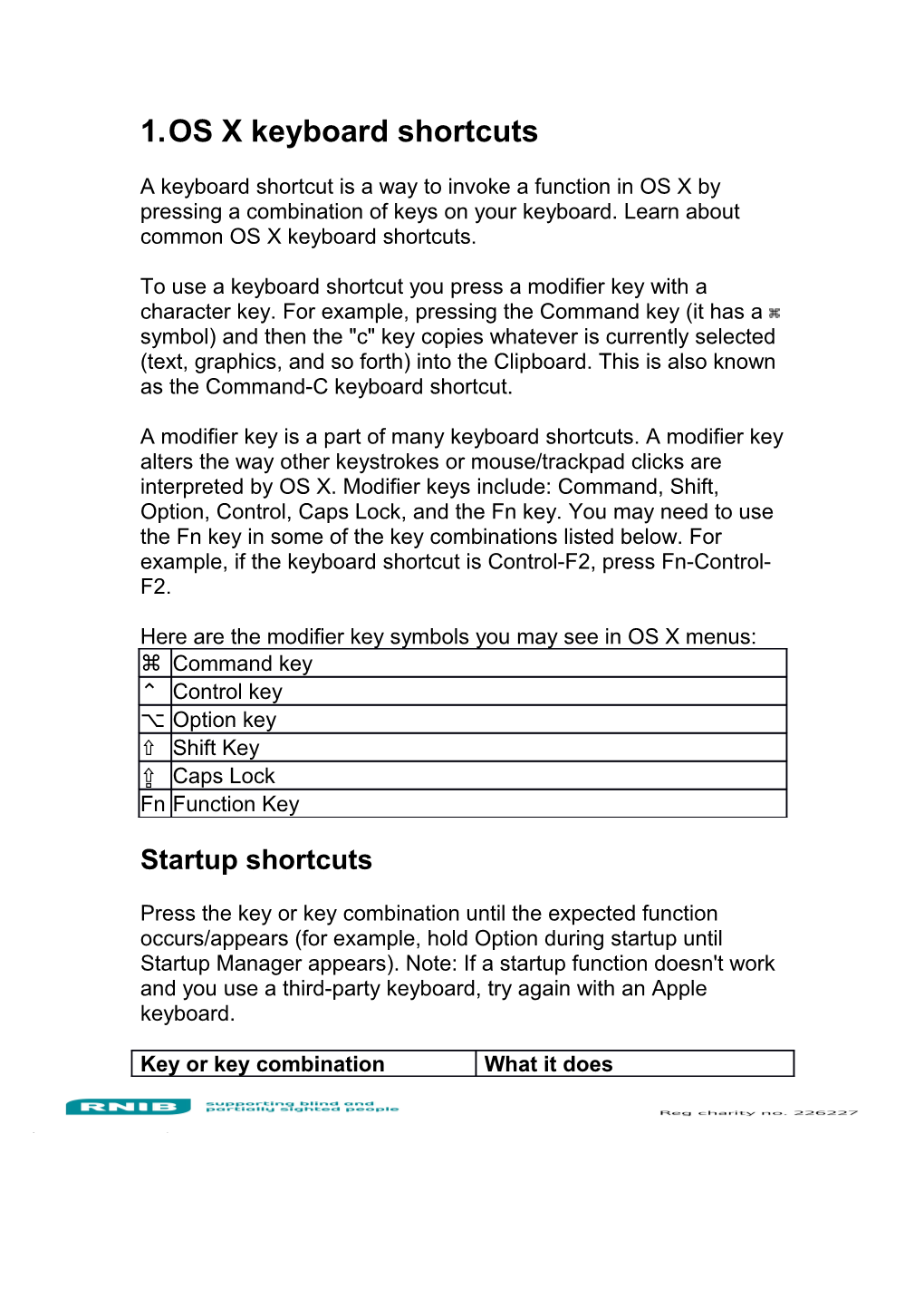 OS X Keyboard Shortcuts