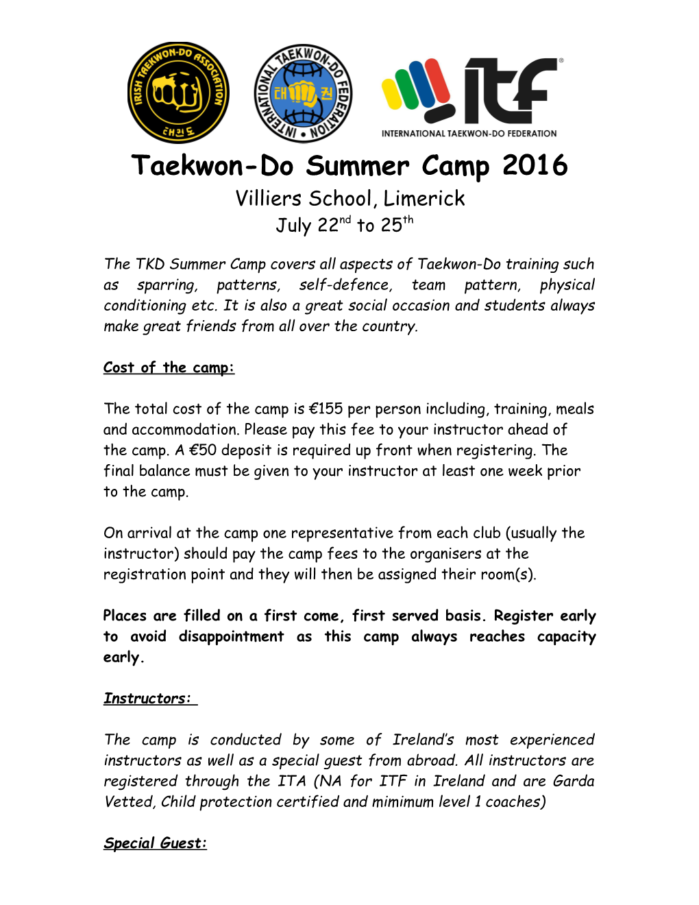 ITA Summer Camp 2006