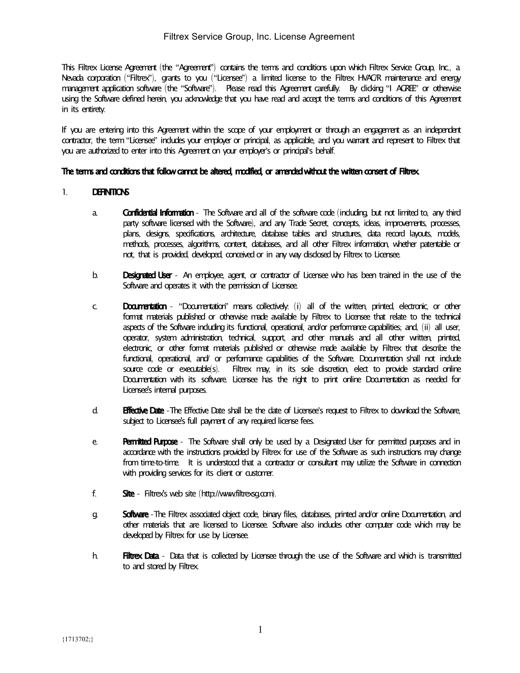 Filtrex End User License Agreement (1713702)