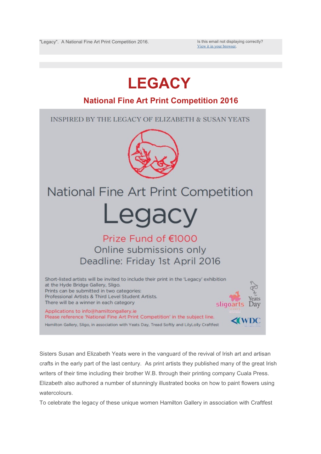 National Fine Art Print Competition 2016