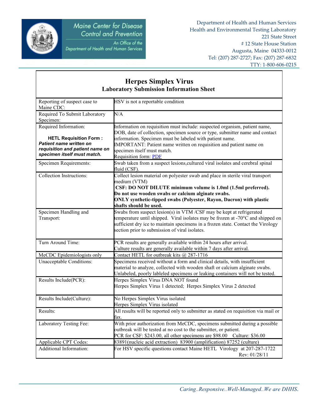 Maine Health and Environmental Testing Laboratory(HETL)