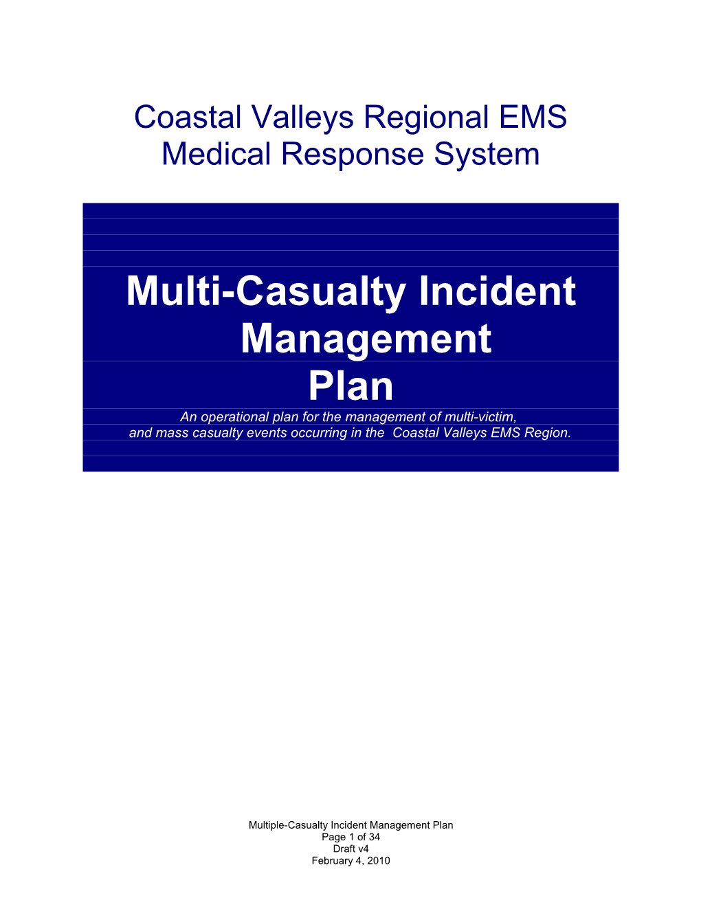 Coastal Valleys Regional EMS