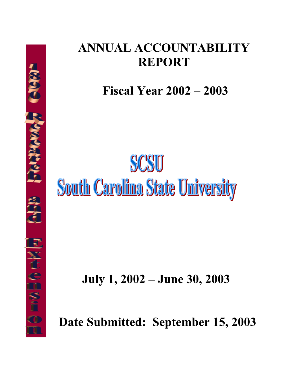 Annual Accountability Report