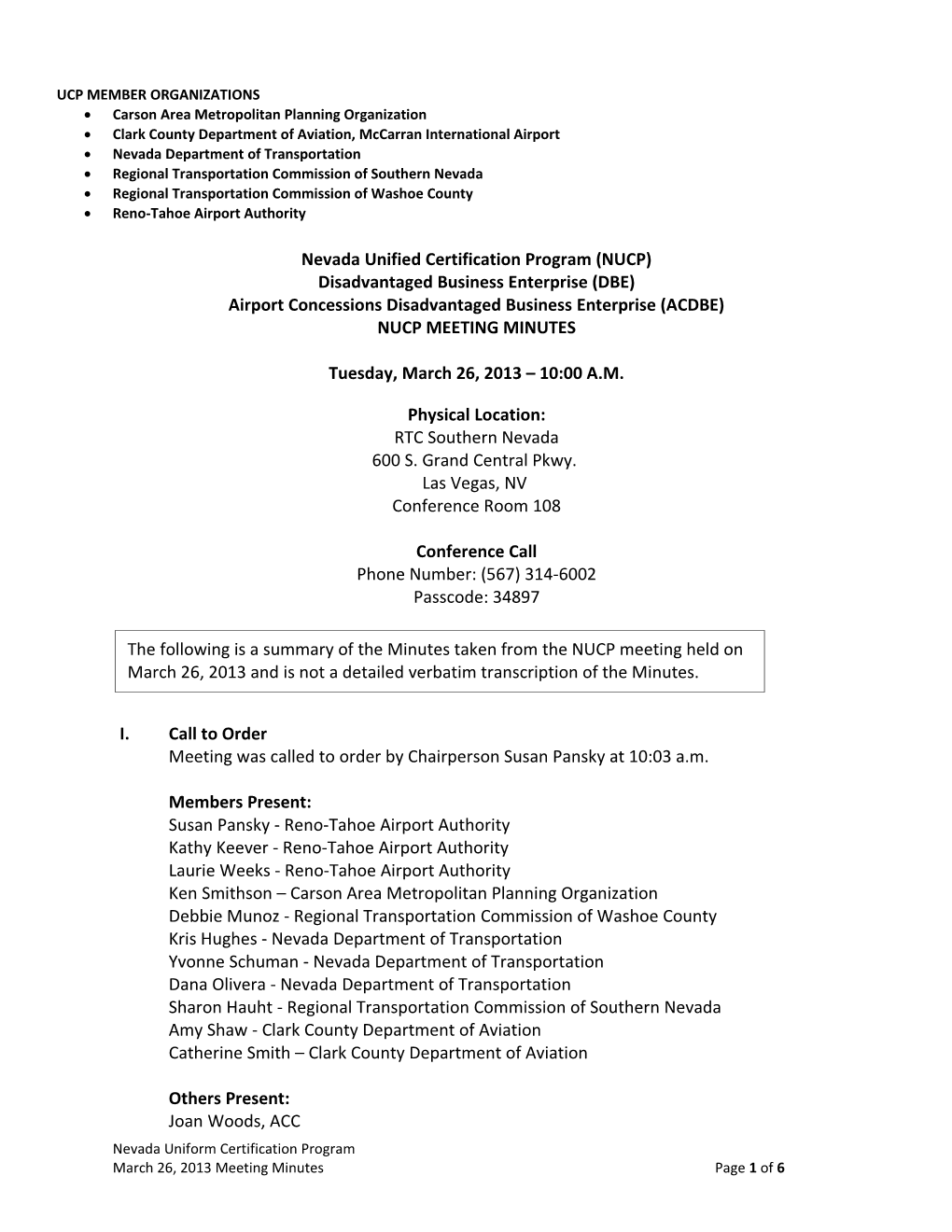 Finance Staff Meeting Agenda 02/15/06