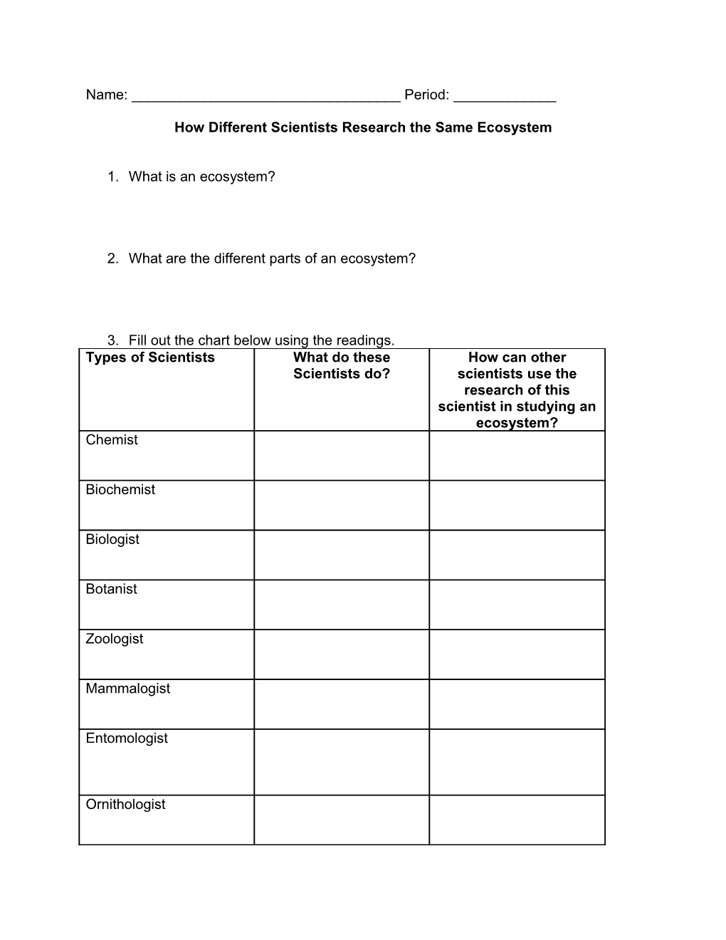 8Th Grade Standard 2 - Objective 2D