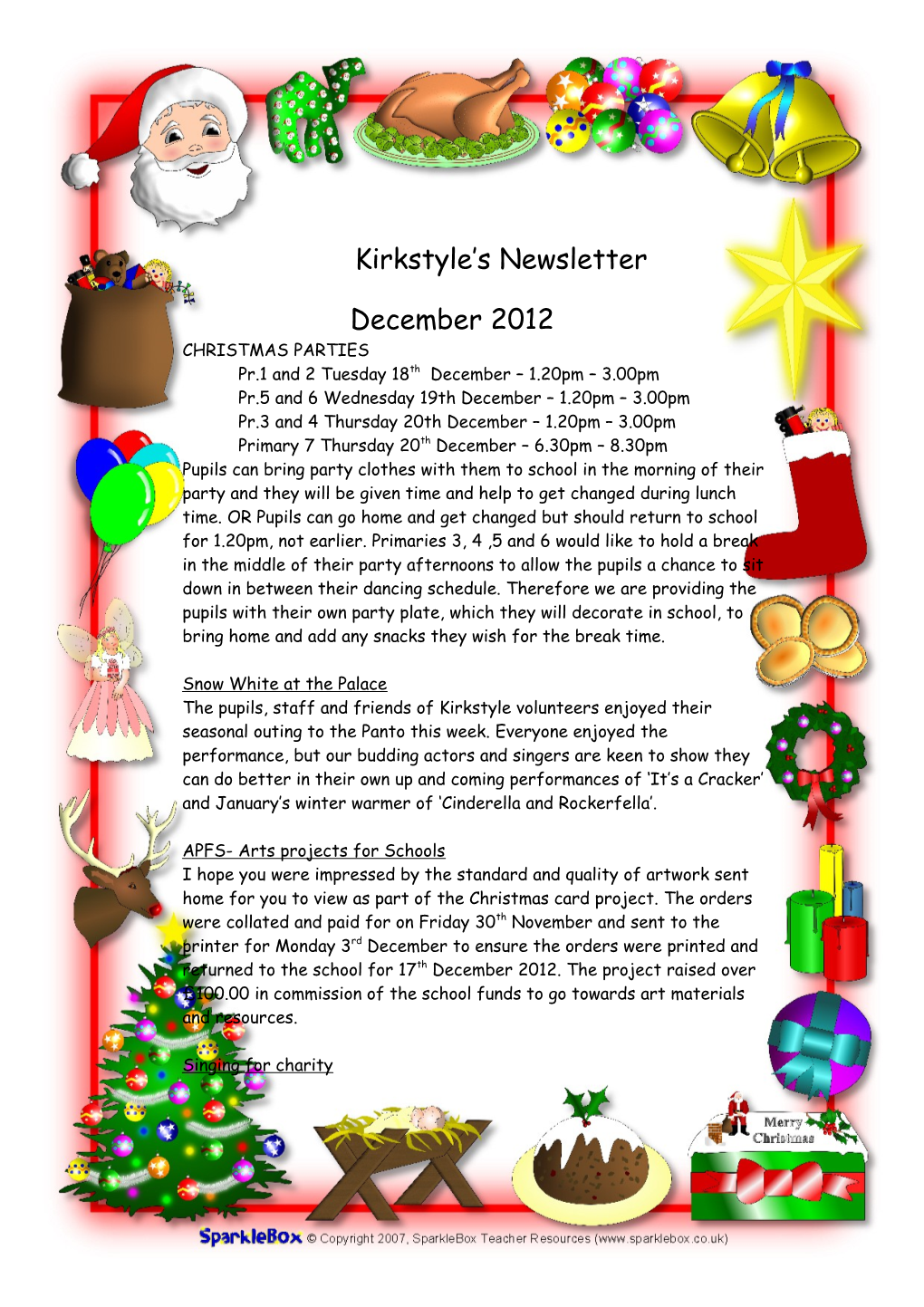 Kirkstyle S Newsletter