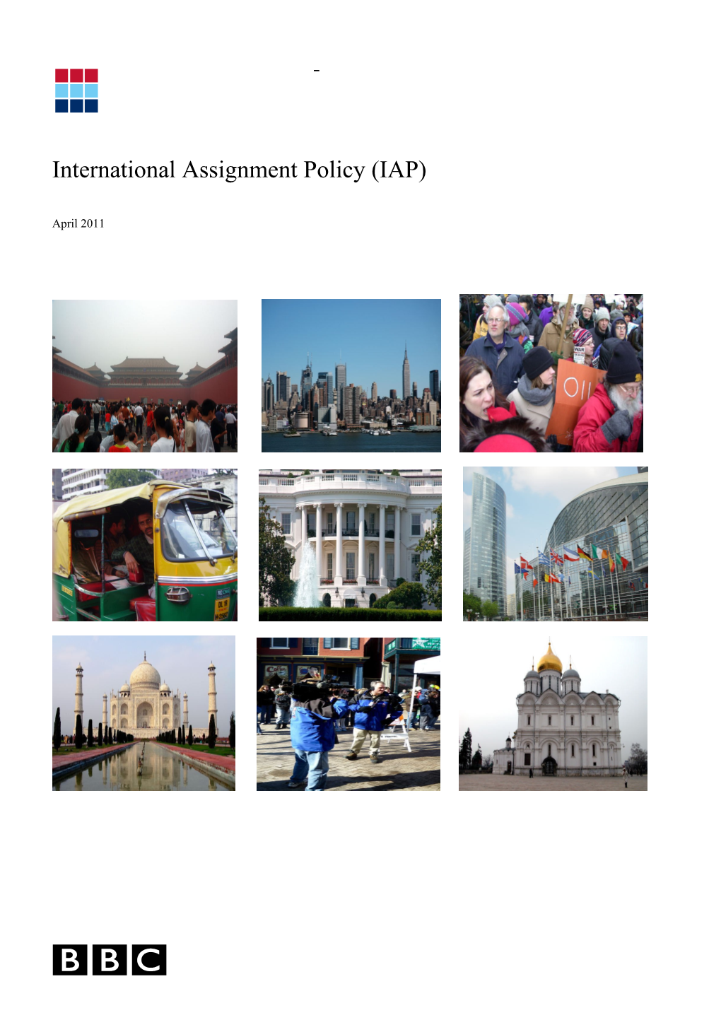 International Assignment Policy (IAP)