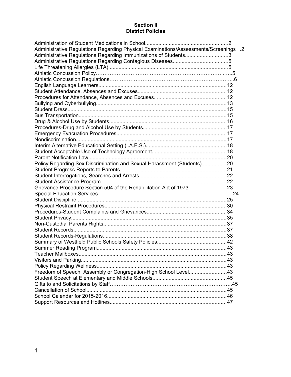 Administration of Student Medications in School 2