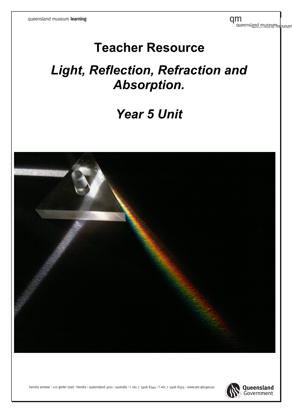 Light, Reflection, Refraction and Absorption s1