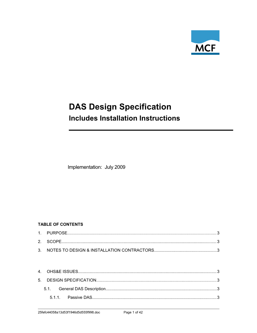 3. Notes to Design & Installation Contractors 3