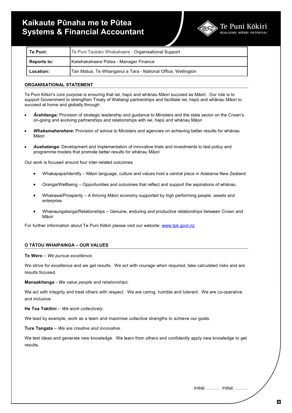 Organisational Statement s3