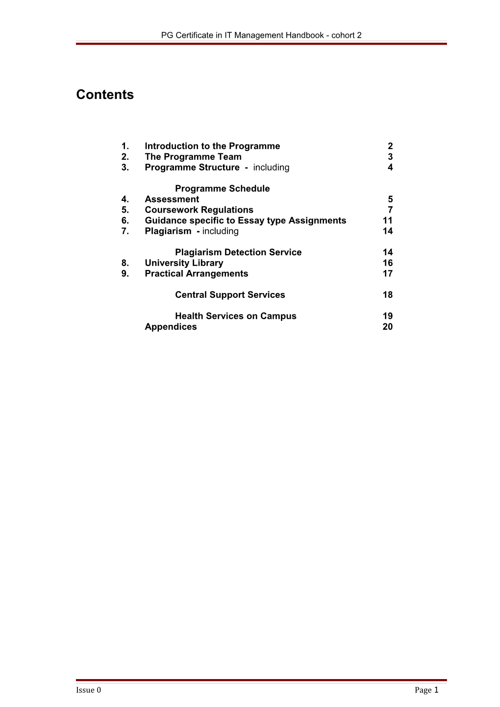 Msc Project Management Handbook 2007-8