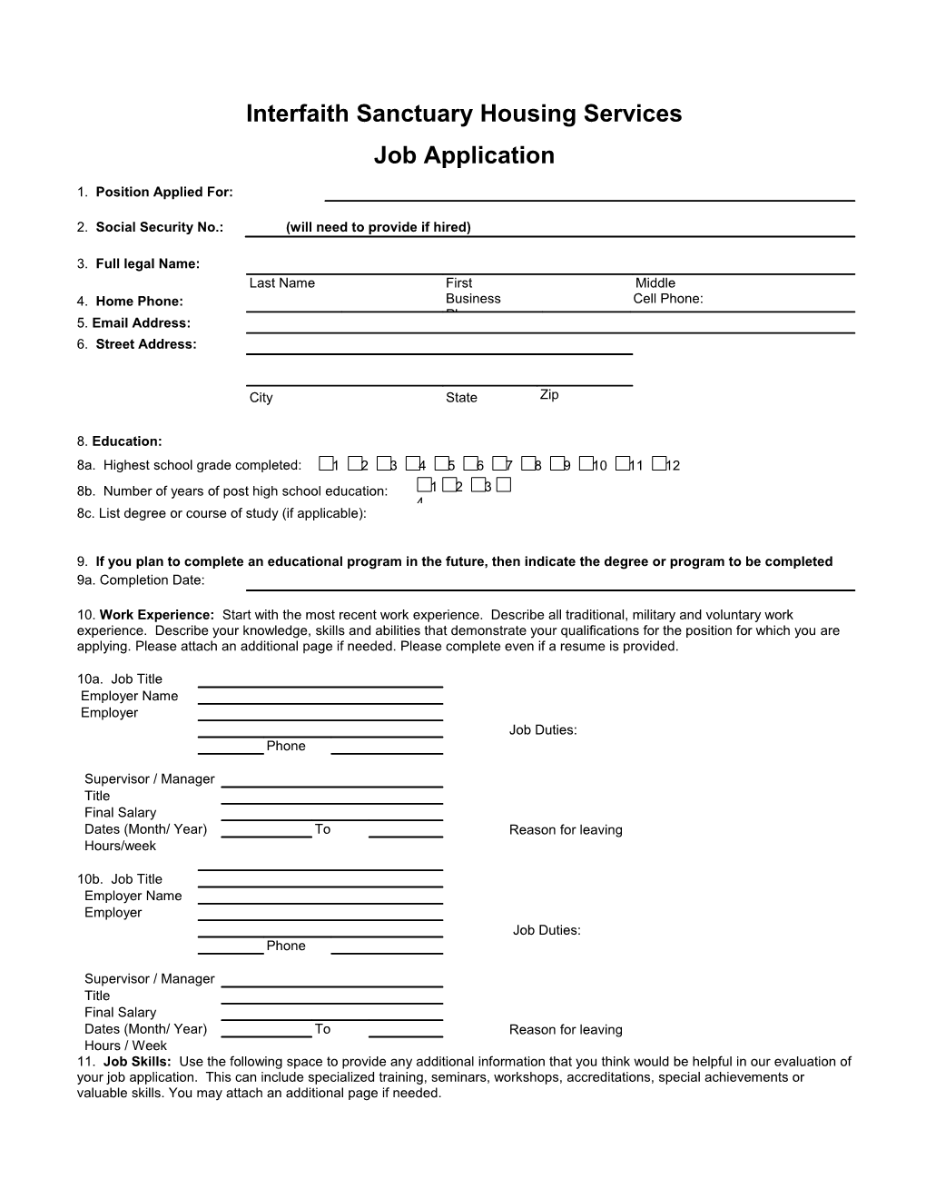 Application Instructions: Please Email Cover Letter, Resume, and Application to and Include