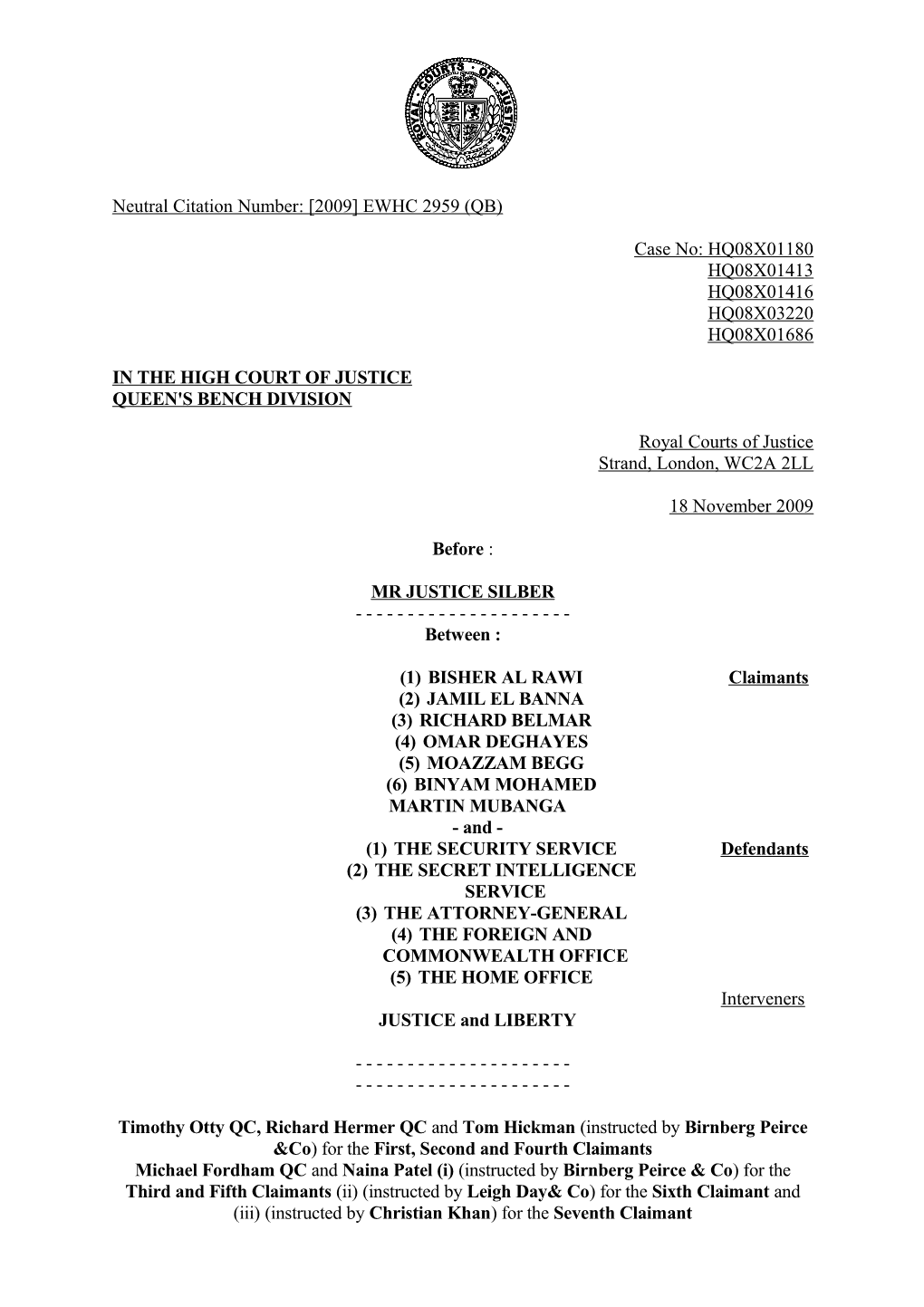 High Court Judgment Template s8