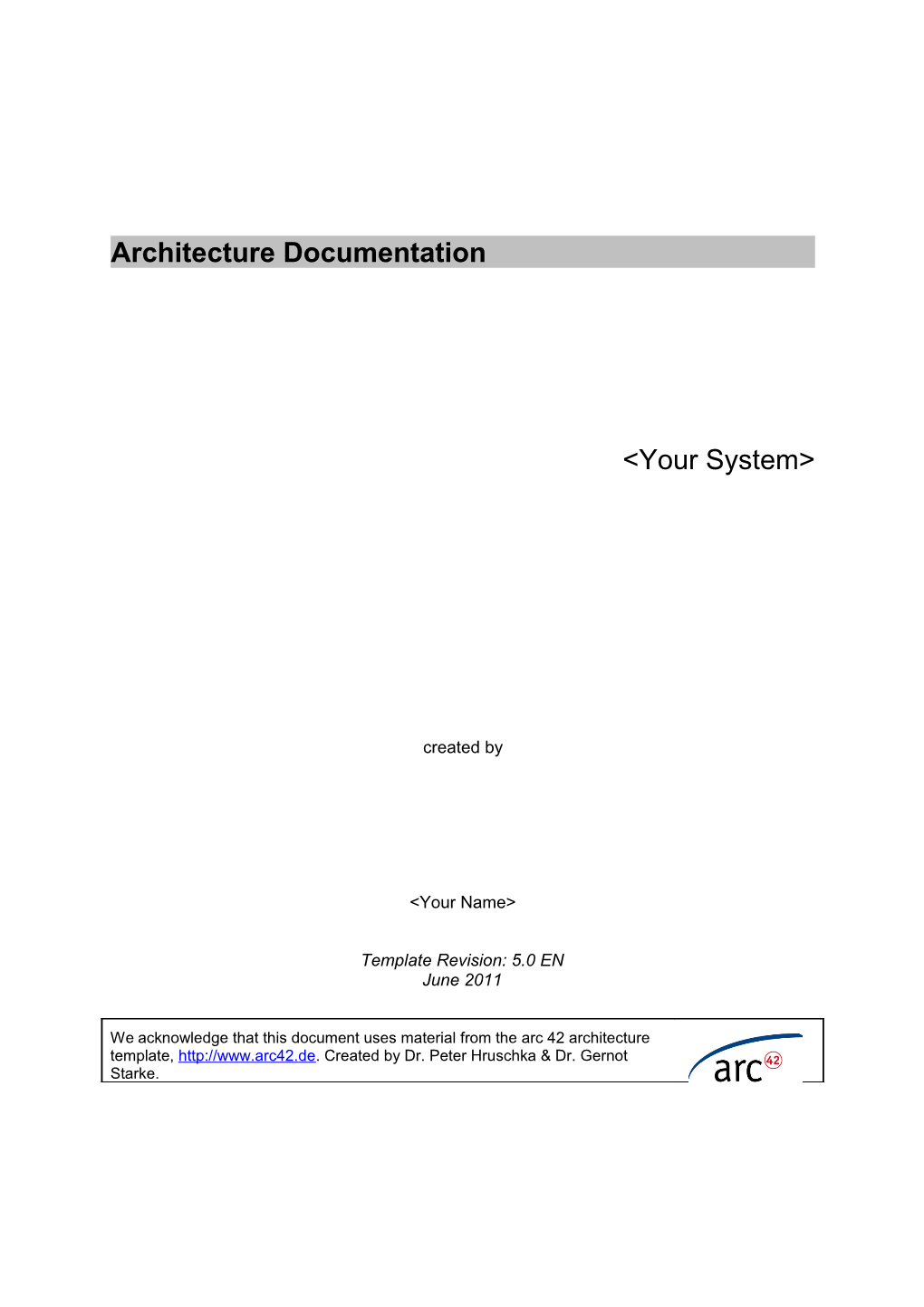 Architecture Documentation