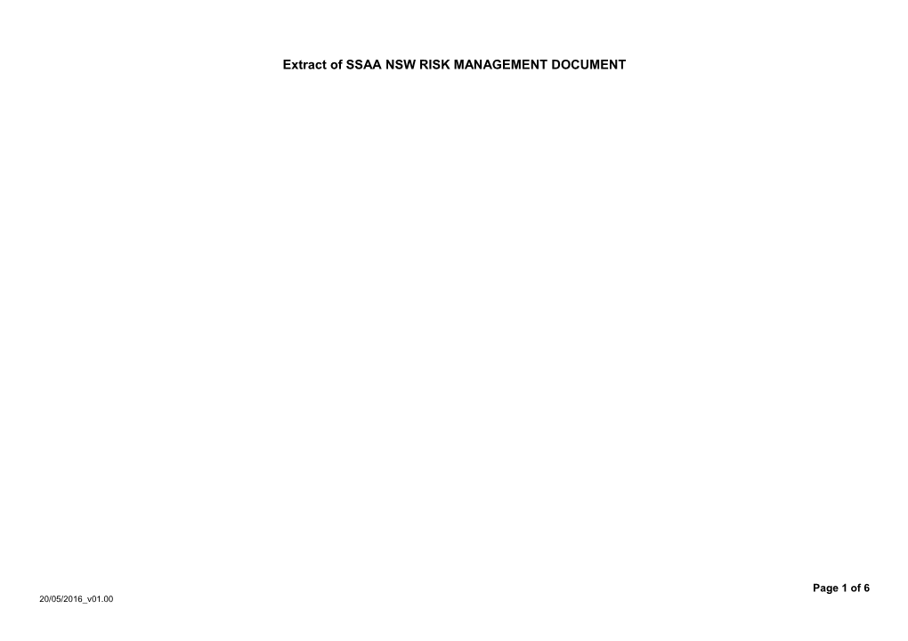 OHSW Risk Assessment Worksheet