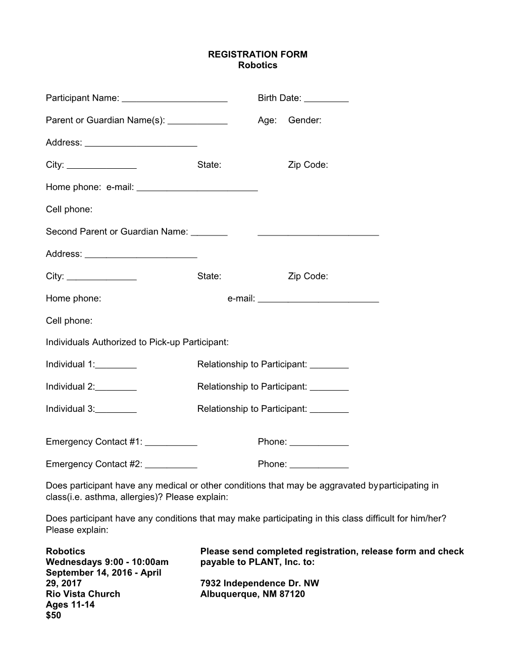 Registration Form s5