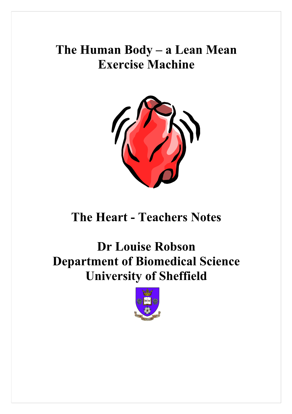 Typical Heart Rate Experimental Data