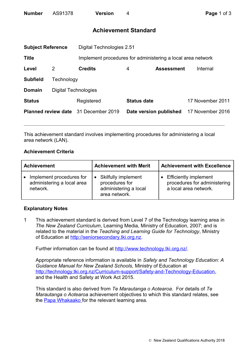 91378 Implement Procedures for Administering a Local Area Network