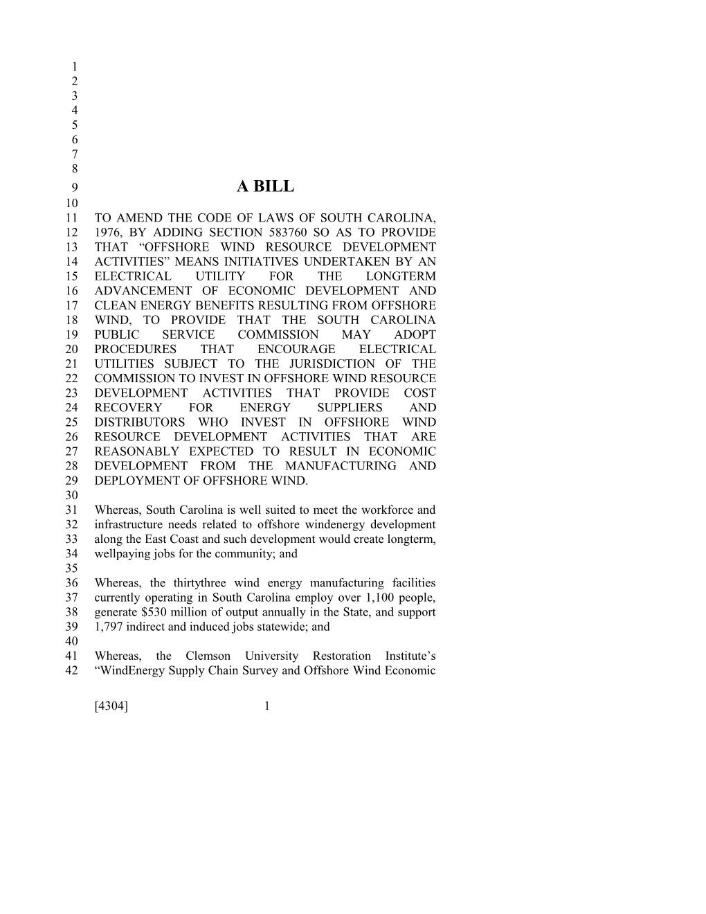 2017-2018 Bill 4304 Text of Previous Version (May 9, 2017) - South Carolina Legislature Online