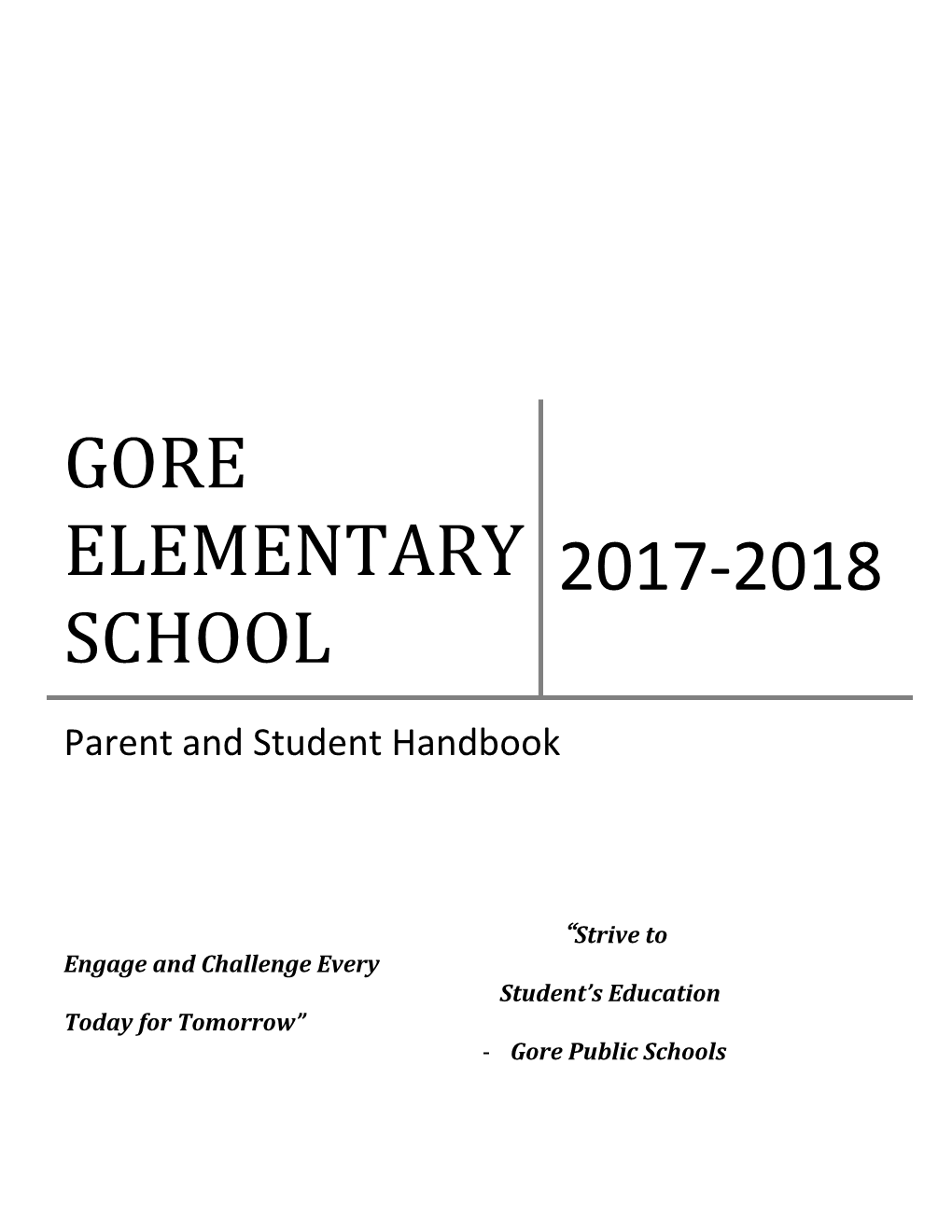 Gore Elementary School